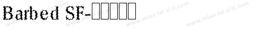 Barbed SF字体转换